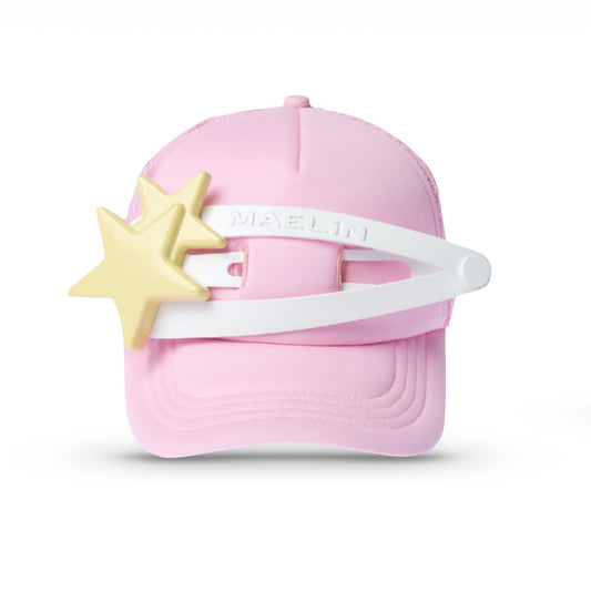 Star Medium Hair Clip Trucker Cap / Pink / スタークリップキャップ