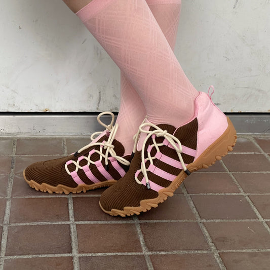 Double Bow / Brown Cord / yushokobayashiスニーカー