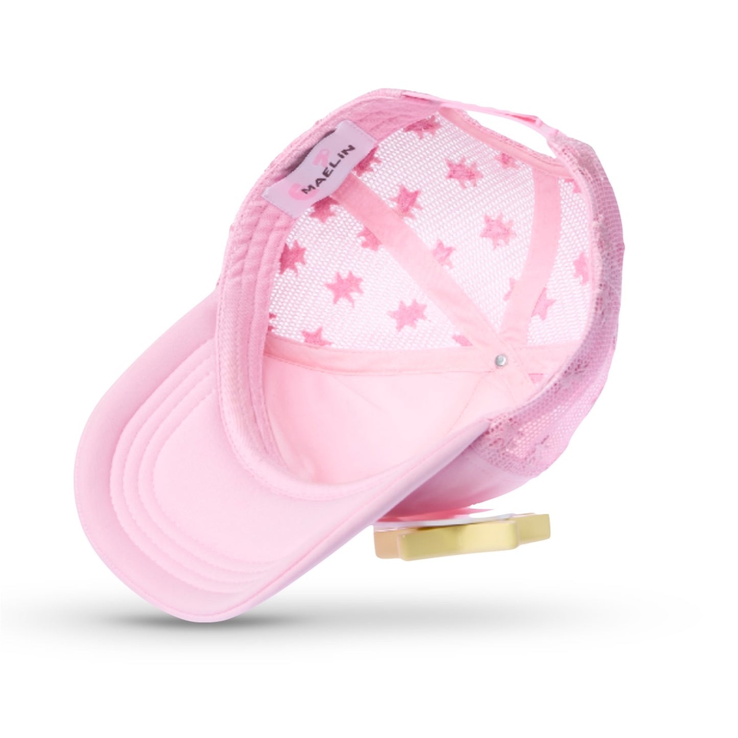 Star Medium Hair Clip Trucker Cap / Pink / スタークリップキャップ
