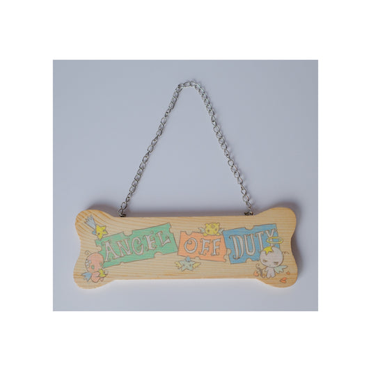 【xue】original drawing hanging sign / Angel Off Duty A