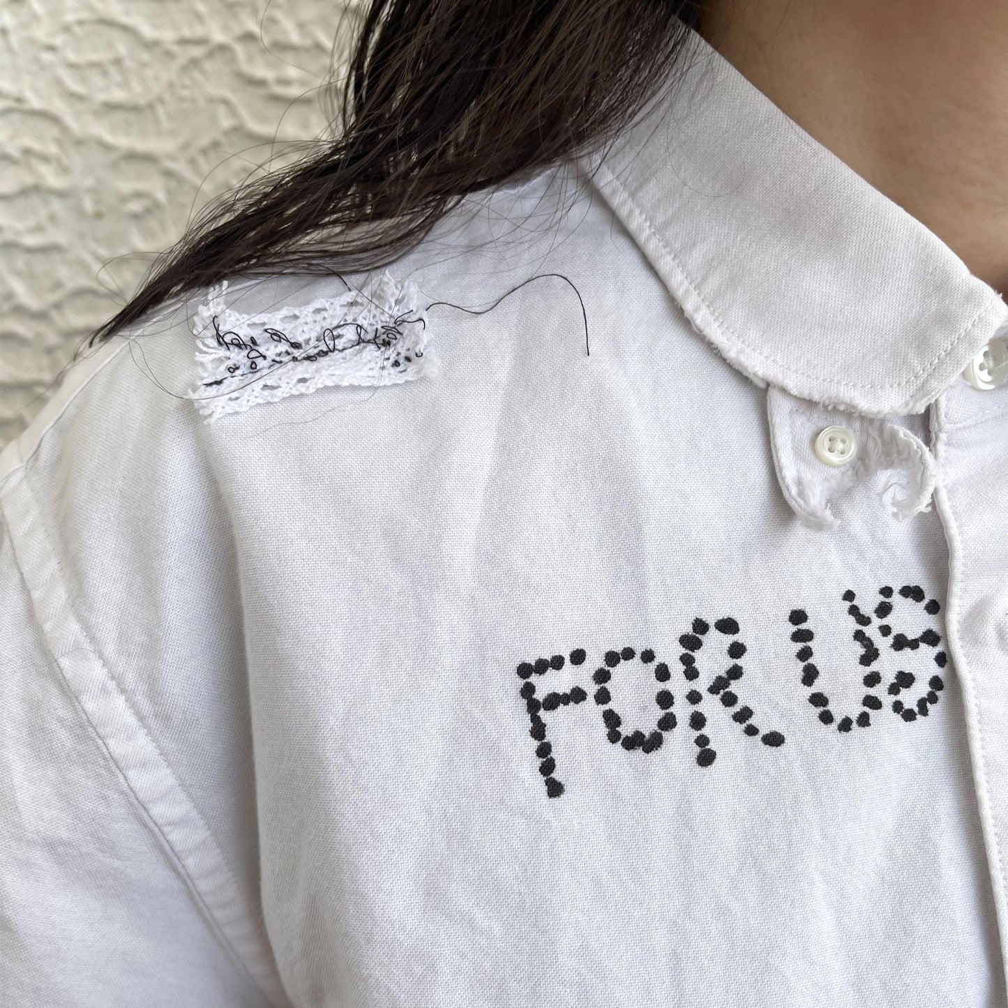 trust teji x TONII MONDO collabolation★Bond shirts / White / ボンドシャツ