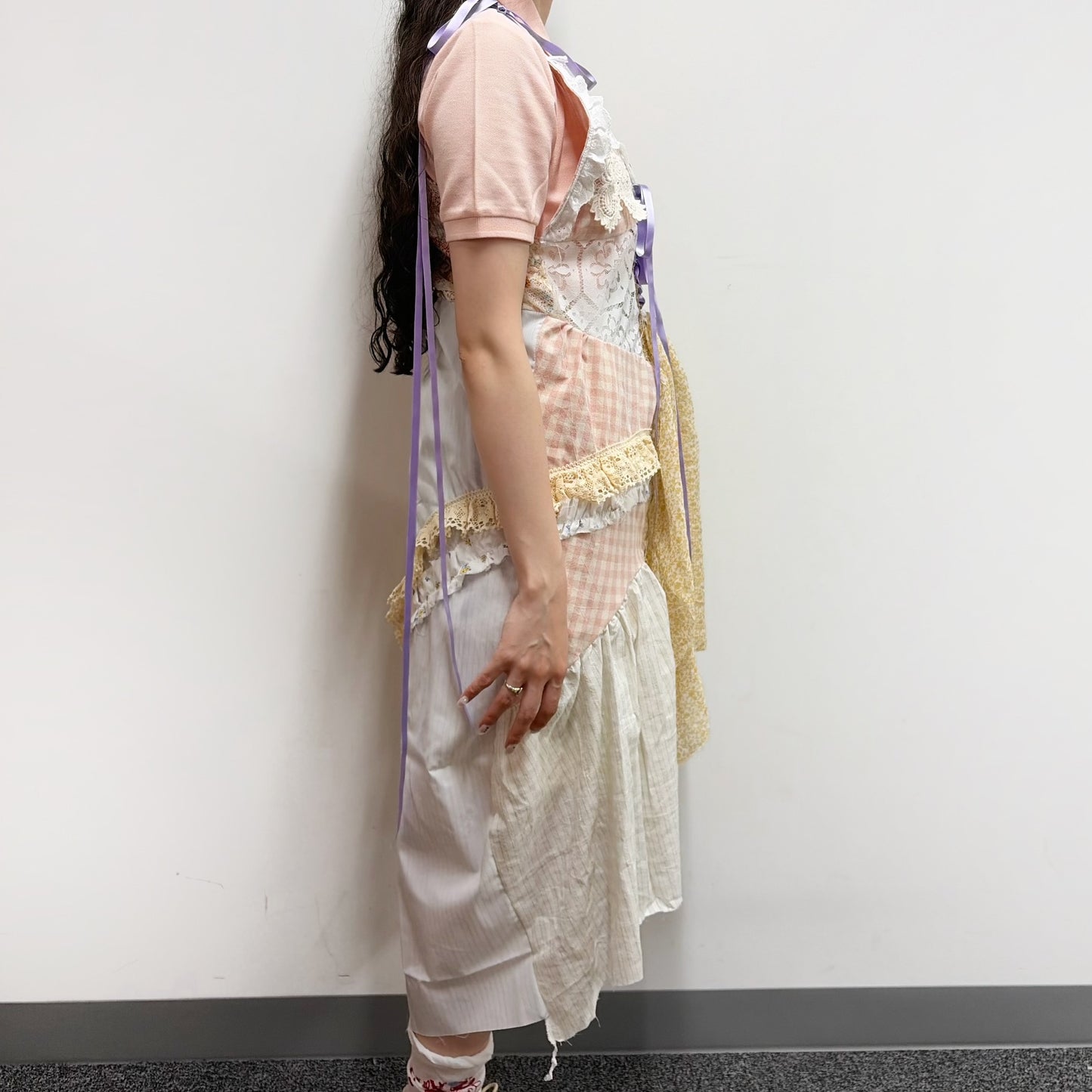 Free hand dress / multi / フリーハンドドレス