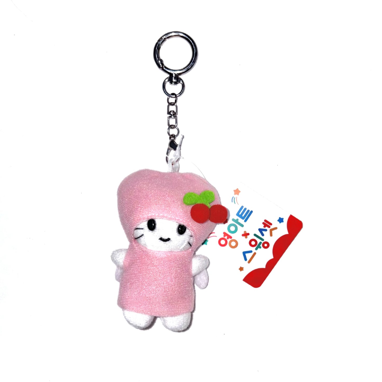 [X YOUNGART] 2 Way CHERRY PET Key Chain / ぬいぐるみキーチェーン