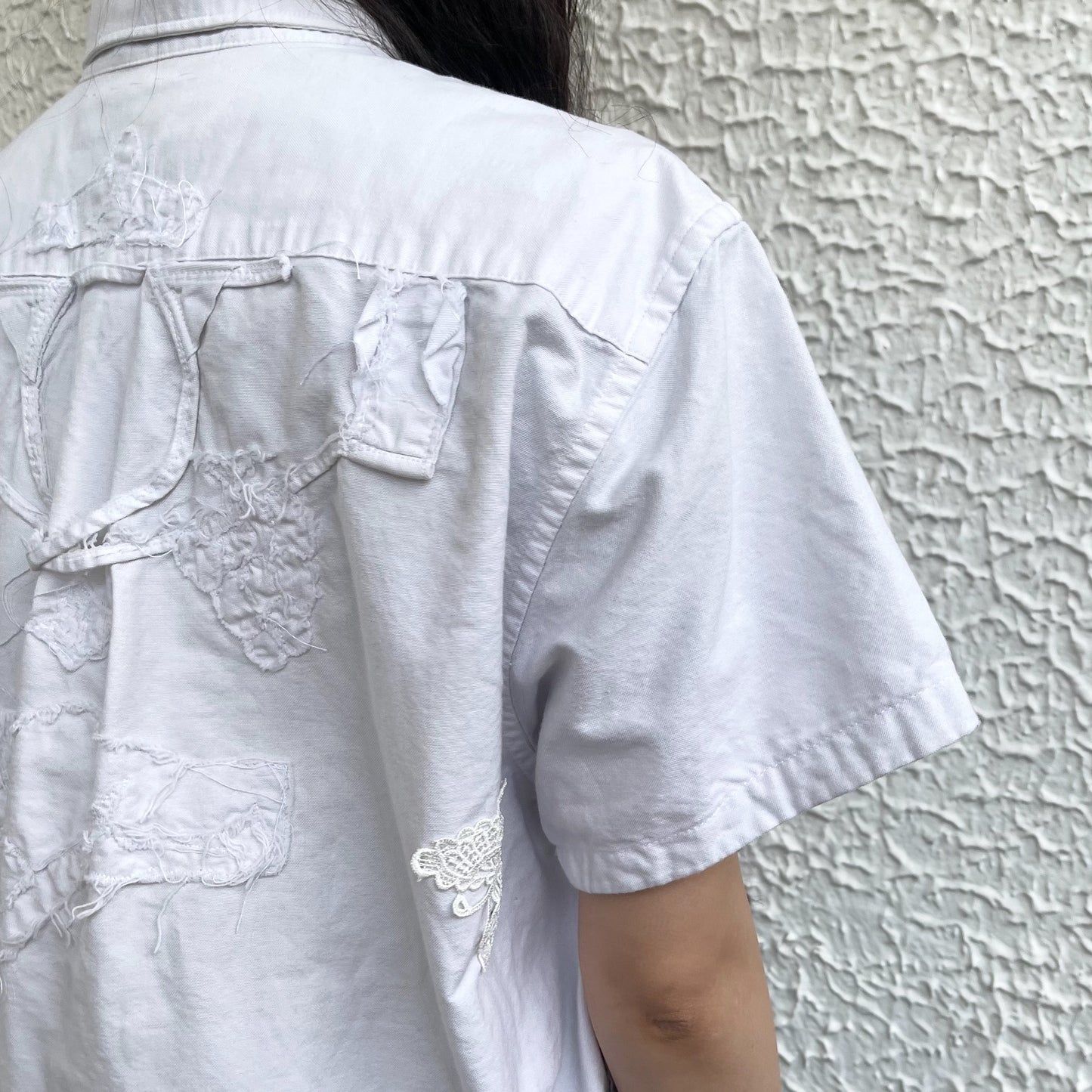 trust teji x TONII MONDO collabolation★Bond shirts / White / ボンドシャツ