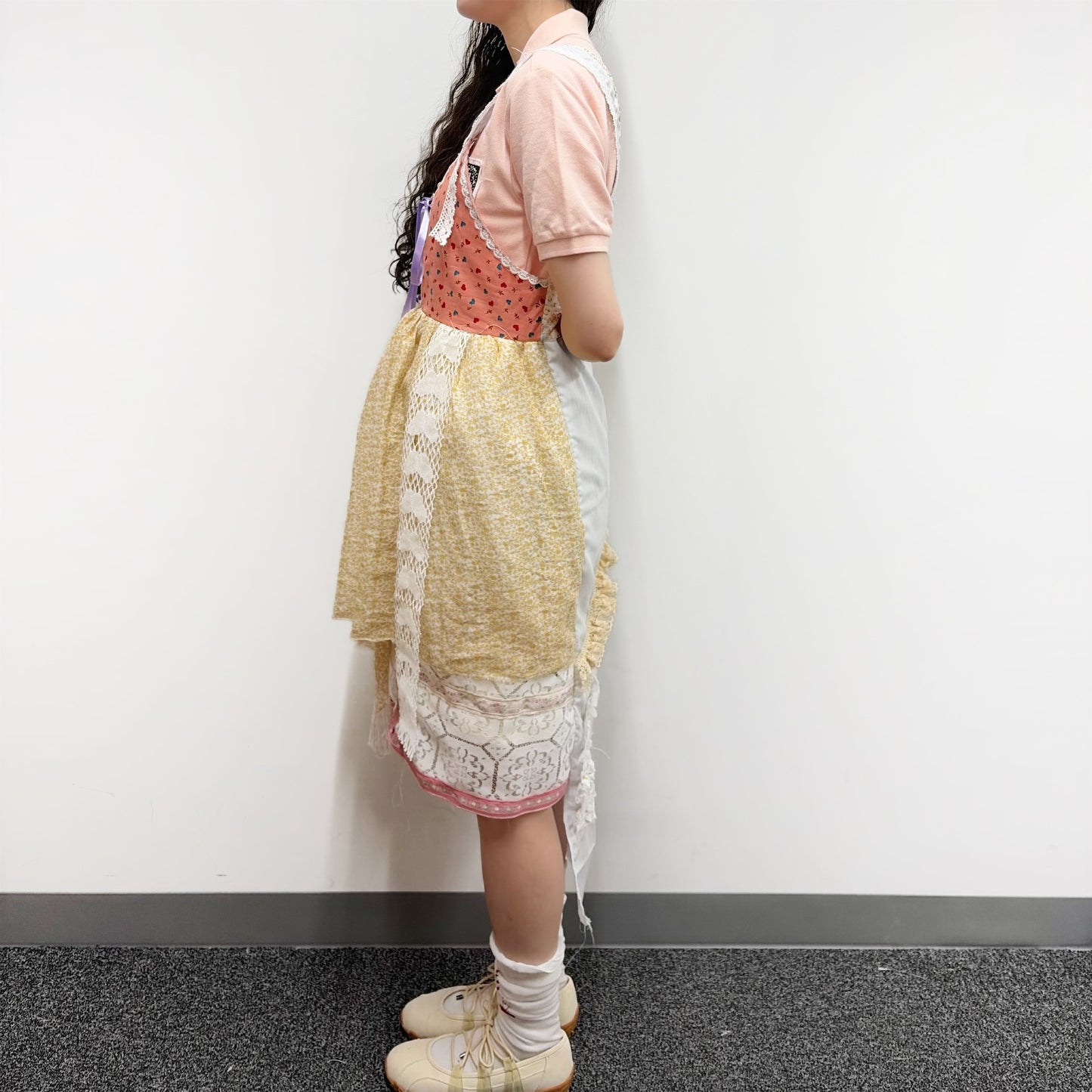 Free hand dress / multi / フリーハンドドレス