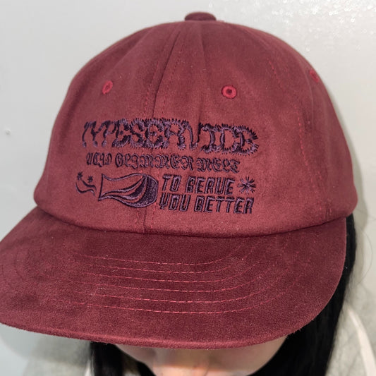 Graphic Suede Cap / Red / グラフィックスエードキャップ