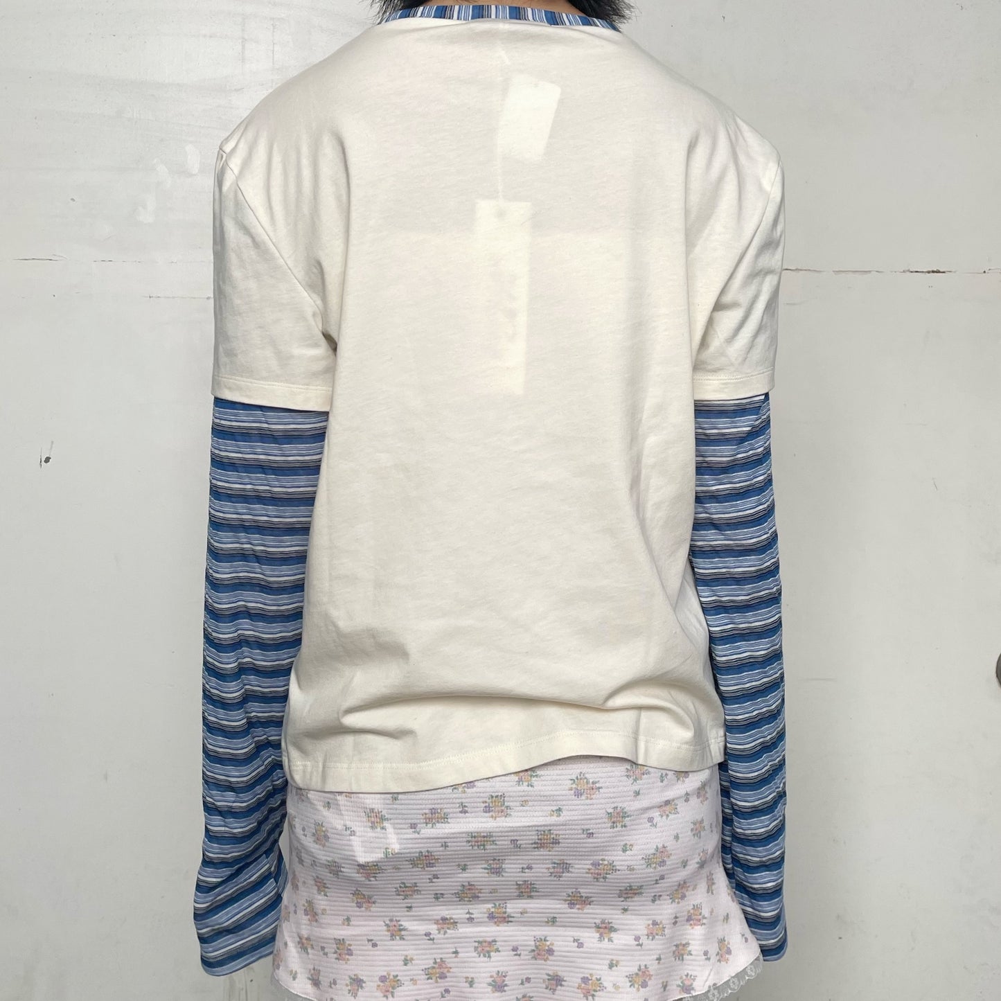 Cuore Double T-shirt / Cream / ハートダブルTシャツ