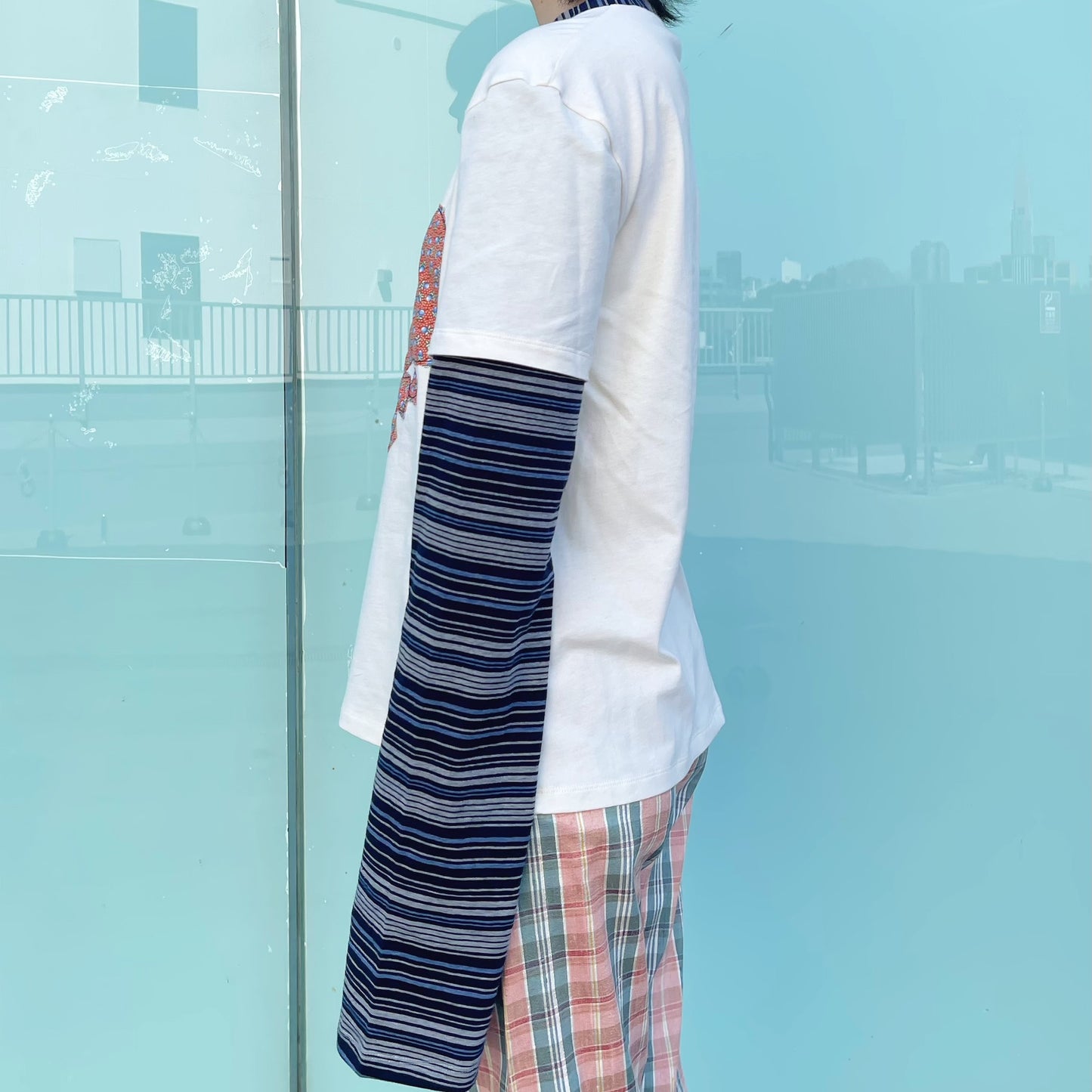 Cuore Double T-shirt / Cream / ハートダブルTシャツ