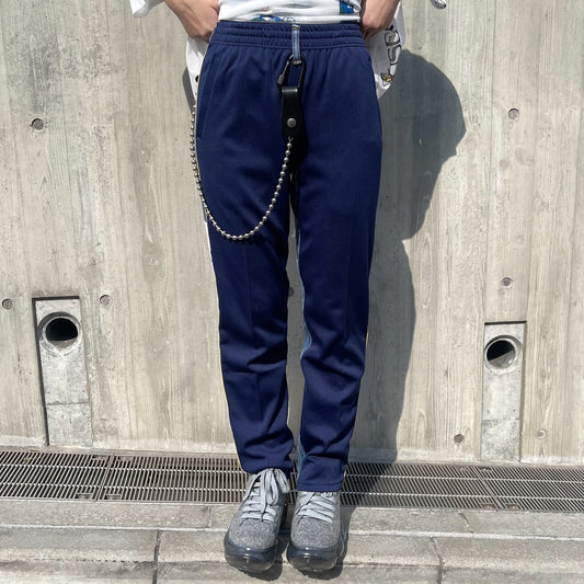 VINTAGE DENIM/T-SHIRT RECONSTRUCTION TRACK DOUBLE KNEE / BLUE / ドッキングデニム