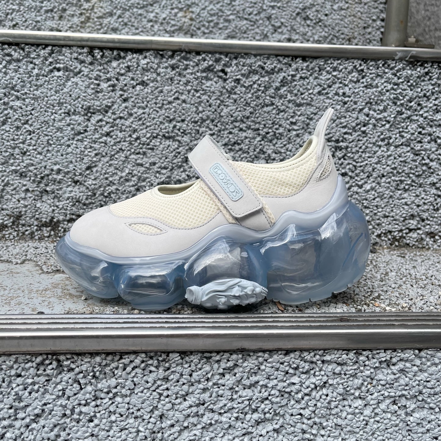 【SHEEP別注】MOOPIE MARY JANE / CREAM GRAY × ICE GRAY / スニーカー