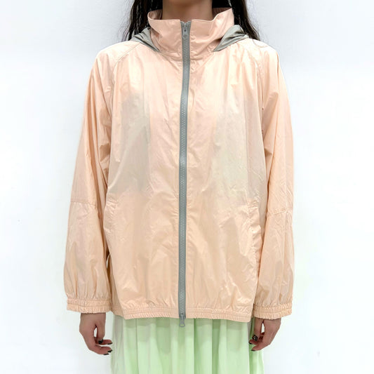 [F.E.E.S] color block windbreaker / apricot / ナイロンウィンドブレーカー