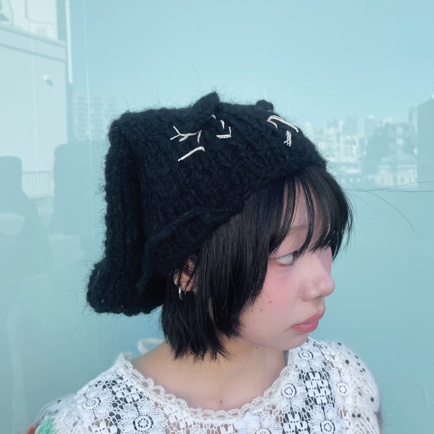 HEAD SCARFS / BLACK / ヘッドスカーフ