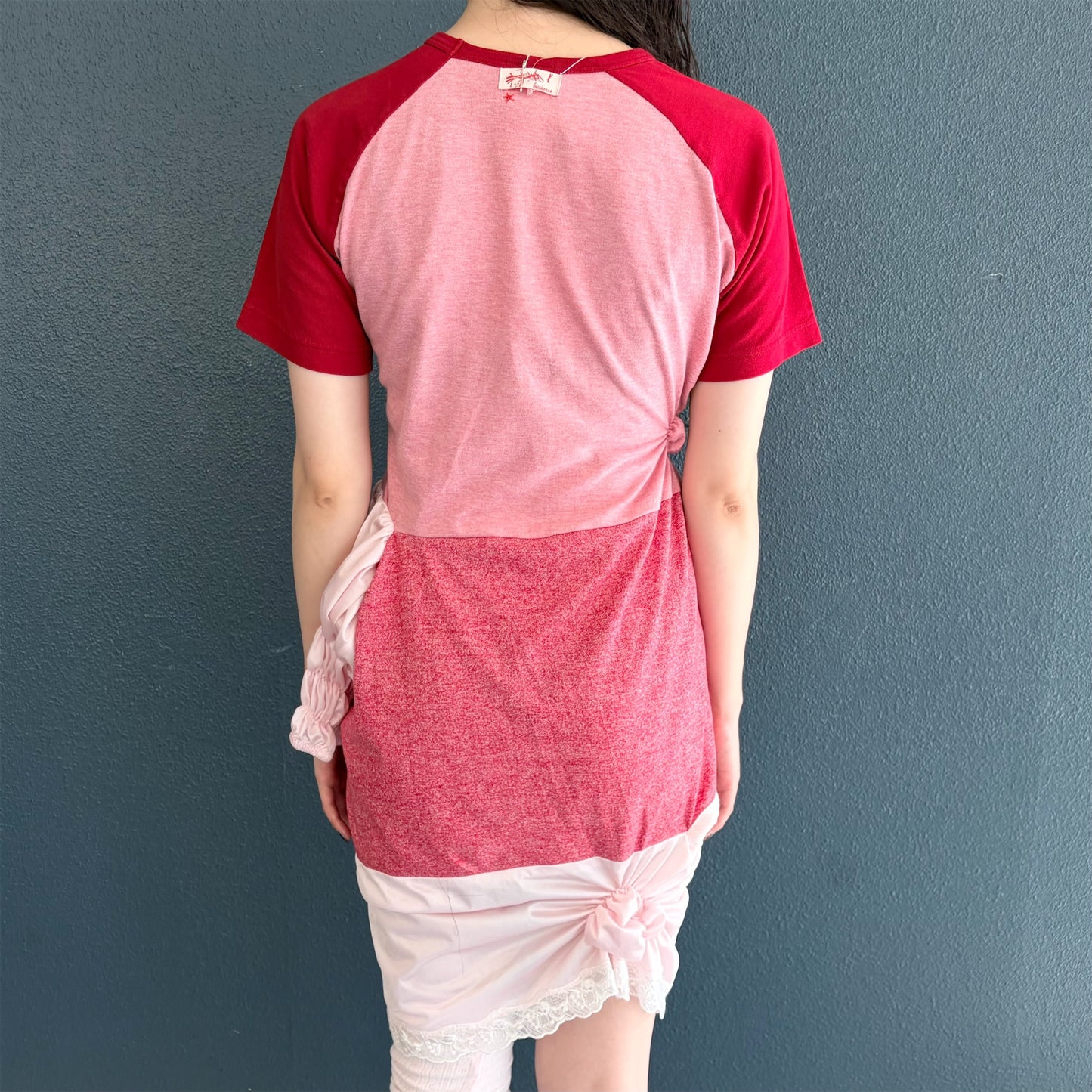 matane dress / Red,pink / Tシャツドレス