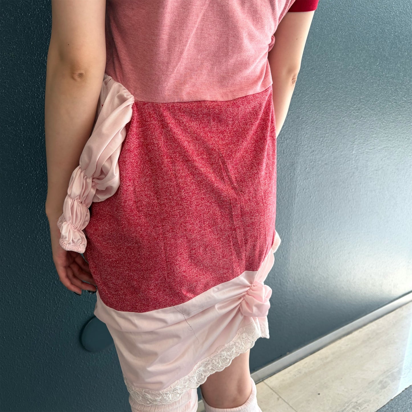 matane dress / Red,pink / Tシャツドレス