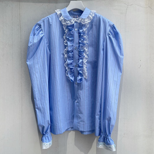Frill nightshirt / Blue / フリルナイトシャツ