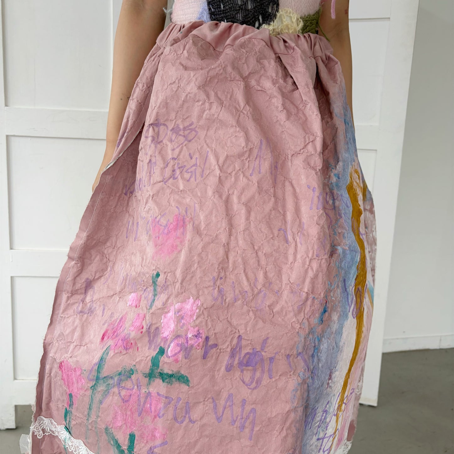 Drawing skirt / Pink / ドローイングスカート