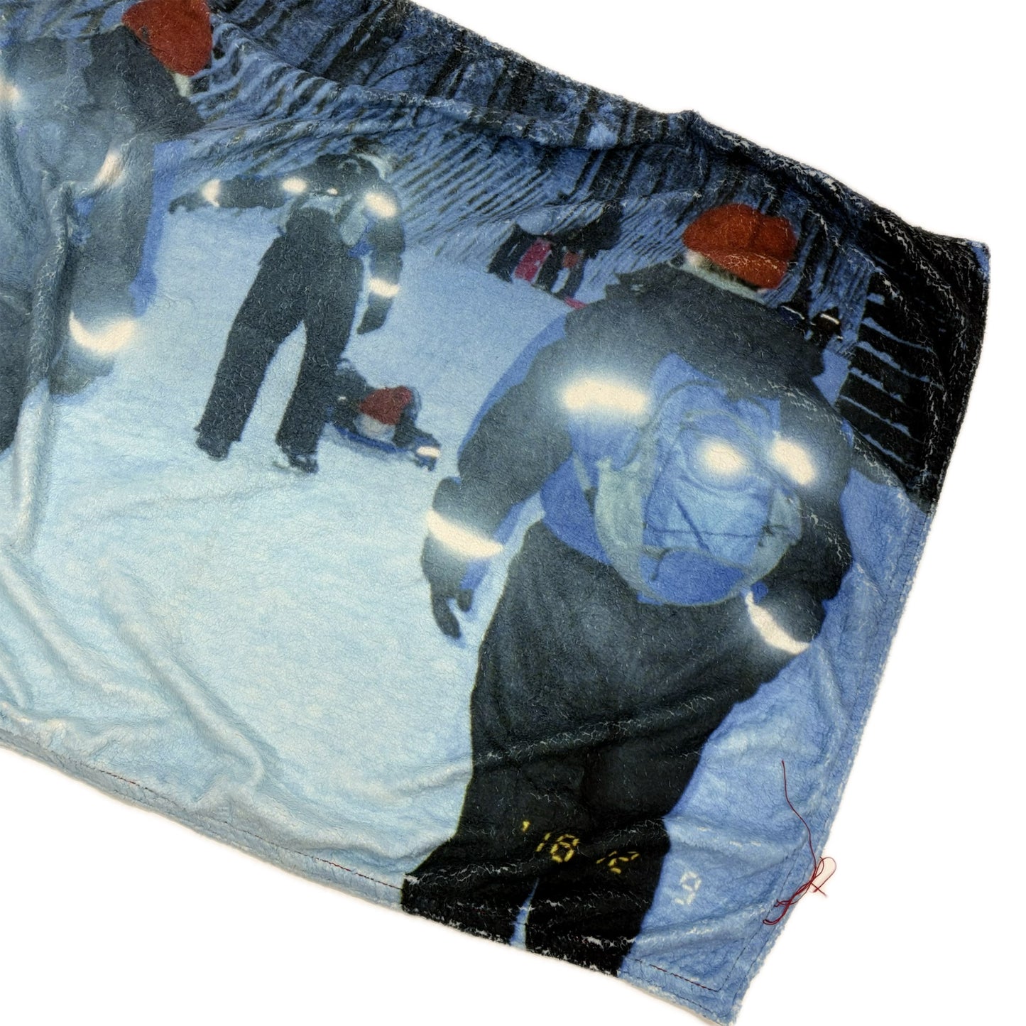 print boa blanket / snow / プリントボアブランケット