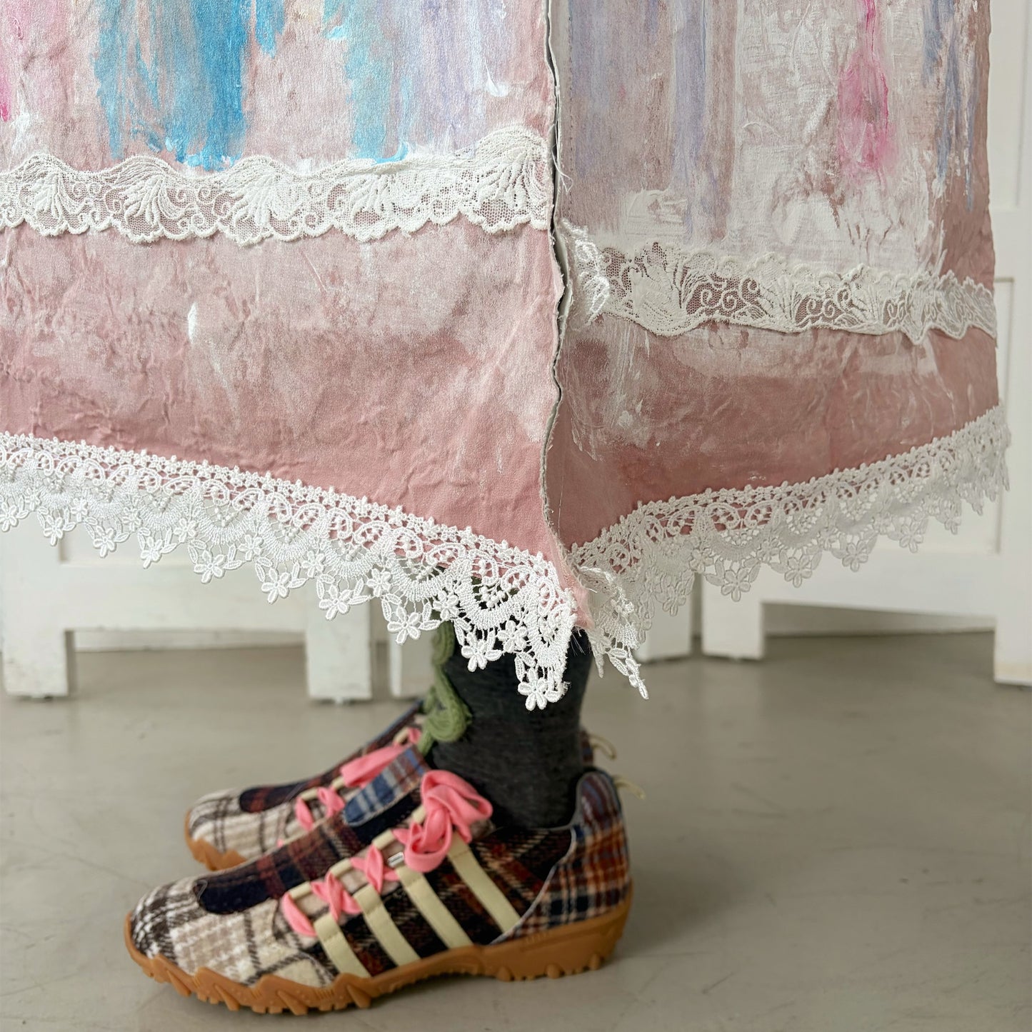 Drawing skirt / Pink / ドローイングスカート