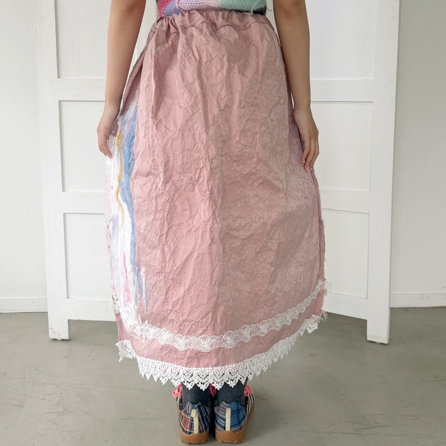 Drawing skirt / Pink / ドローイングスカート