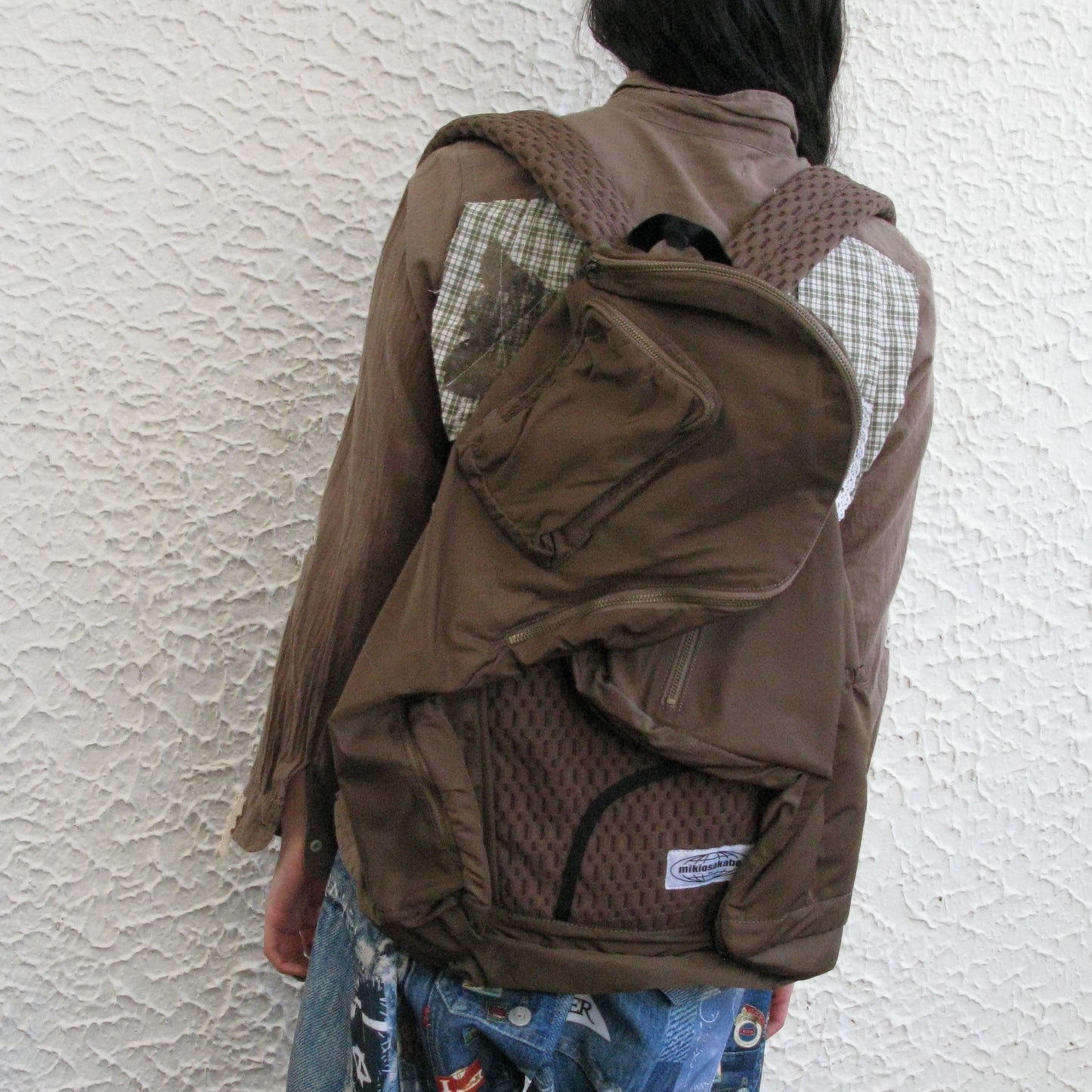 TWISTED BACK PACK / BROWN / ツイストバックパック
