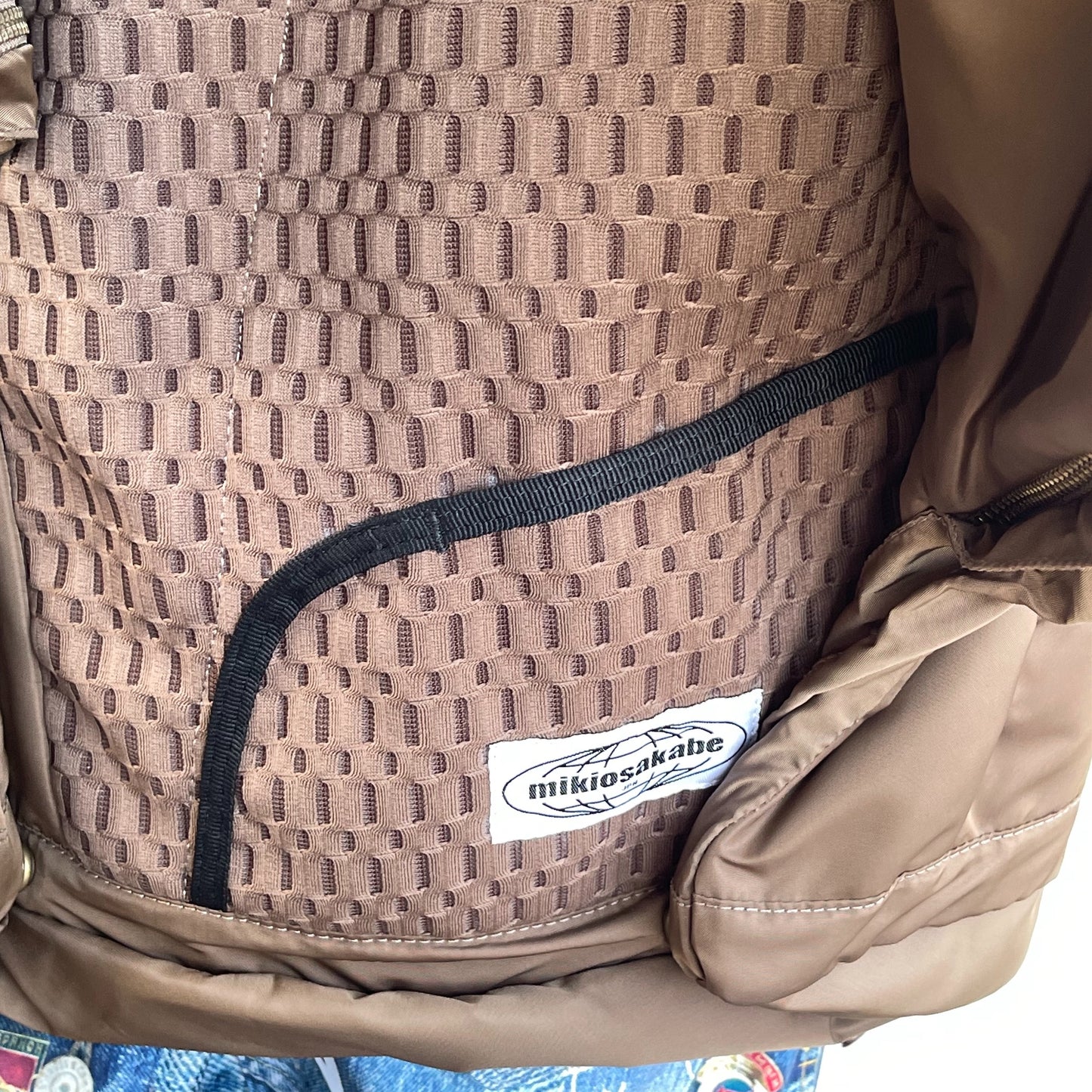 TWISTED BACK PACK / BROWN / ツイストバックパック