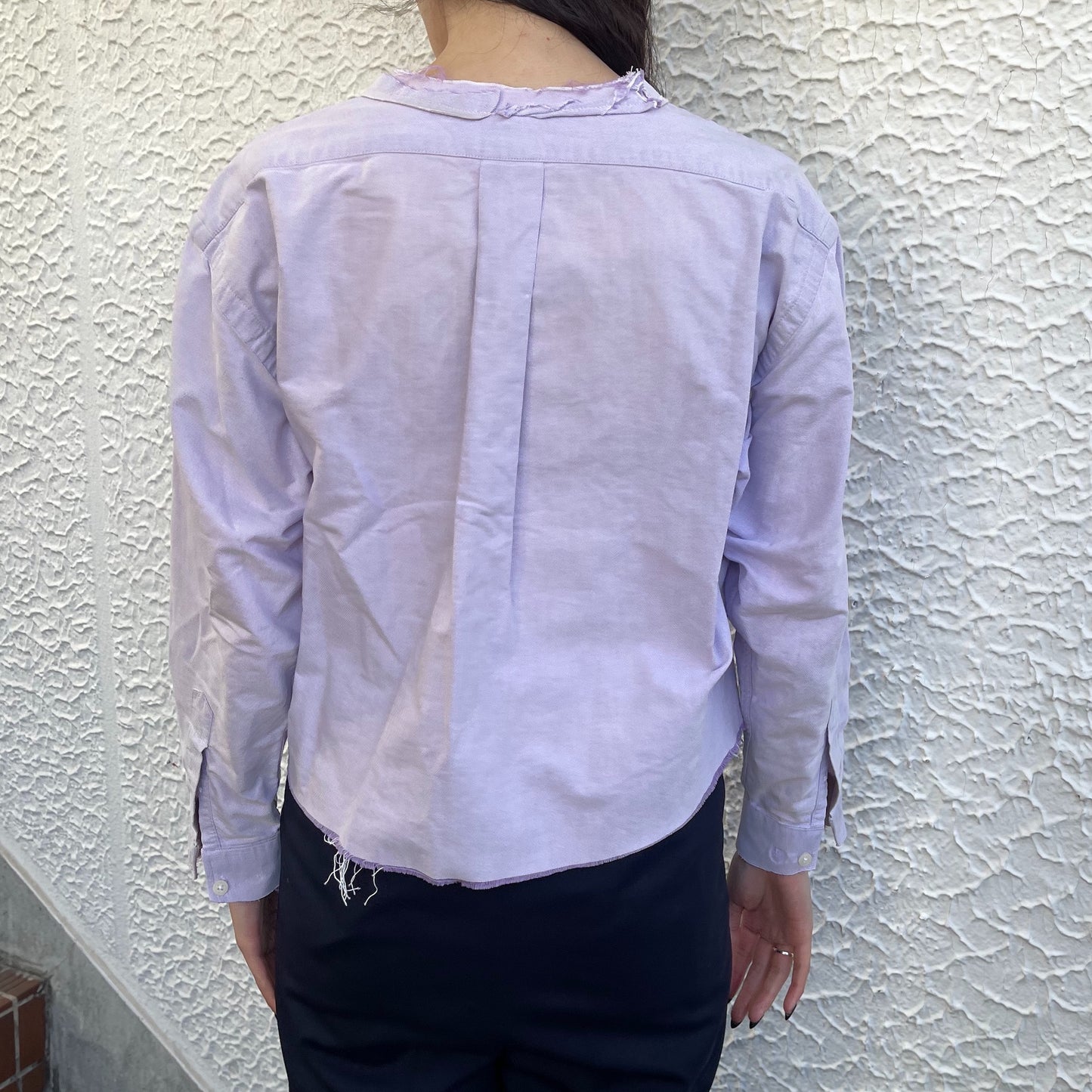 【TONII MONDO】-die flower shirt / Purple / ダイフラワーシャツ