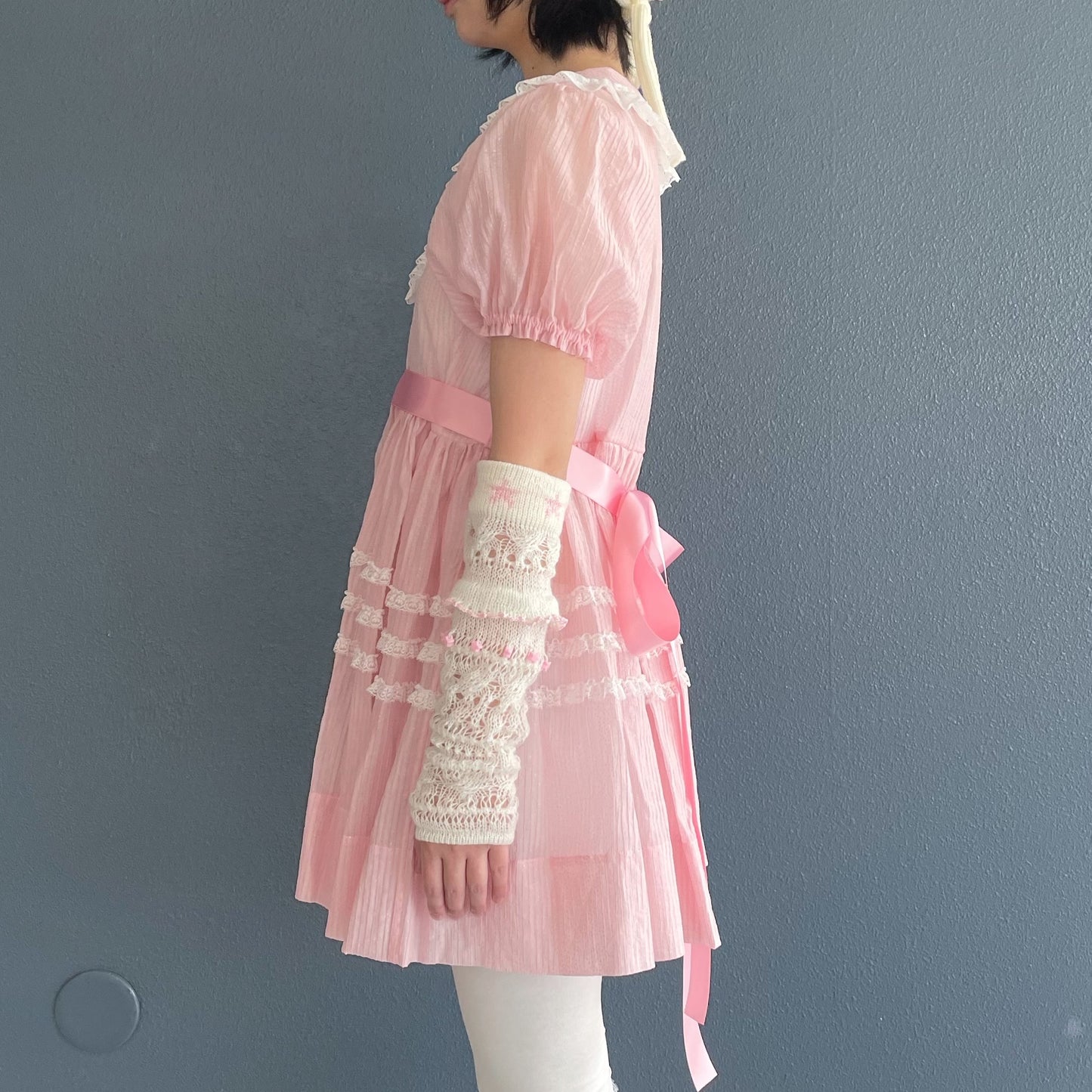 Organdy dress / Pink / オーガンジードレス