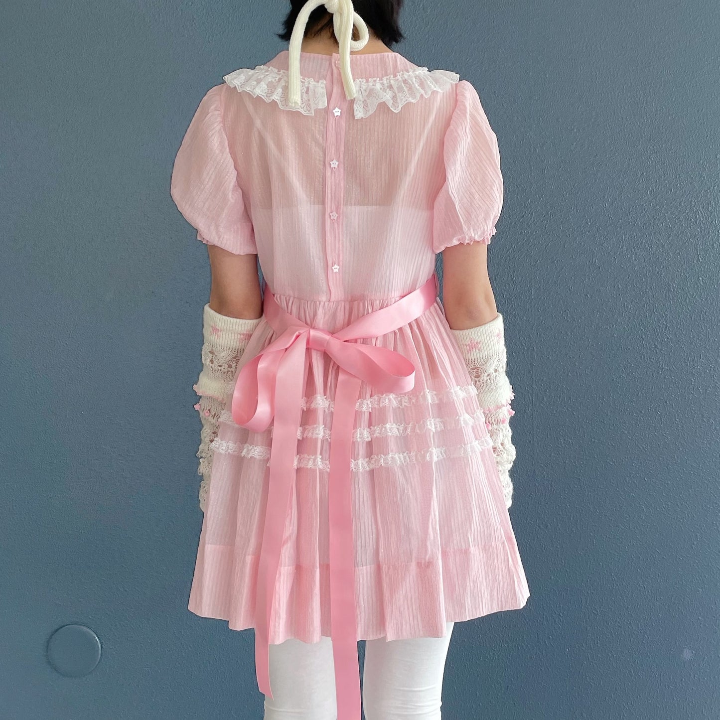 Organdy dress / Pink / オーガンジードレス