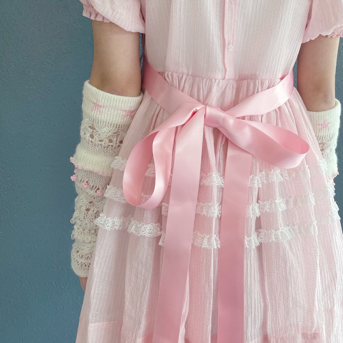 Organdy dress / Pink / オーガンジードレス