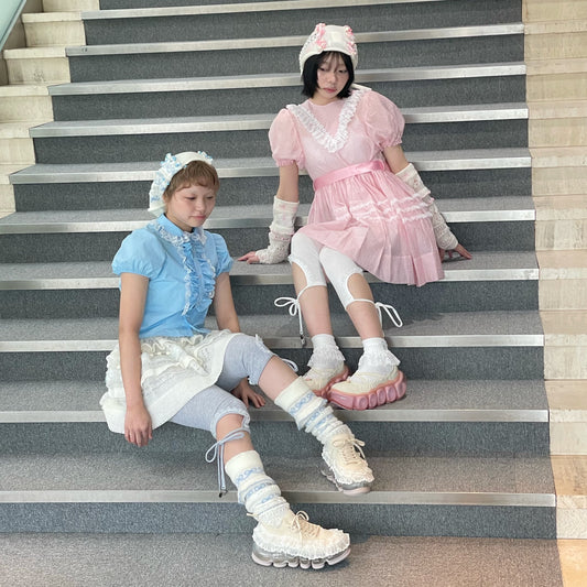 Organdy dress / Pink / オーガンジードレス