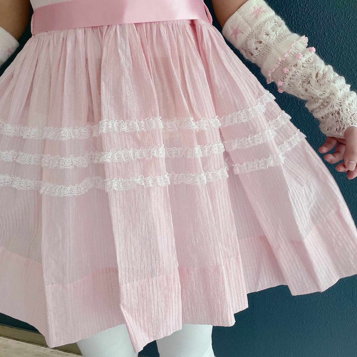 Organdy dress / Pink / オーガンジードレス