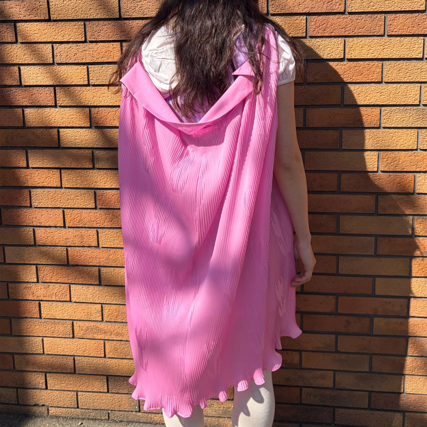 PICNIC DRESS / PINK / プリーツワンピース