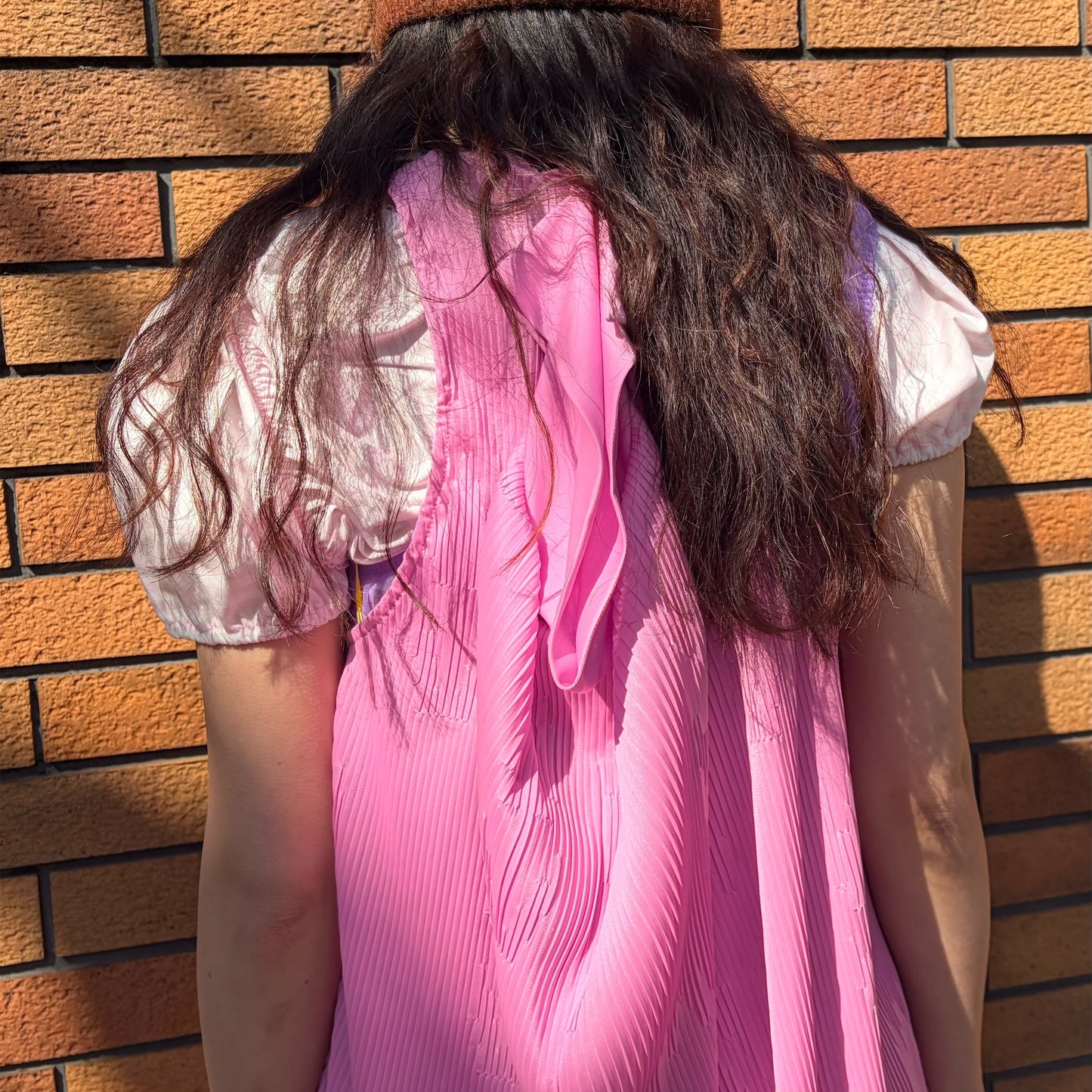 PICNIC DRESS / PINK / プリーツワンピース