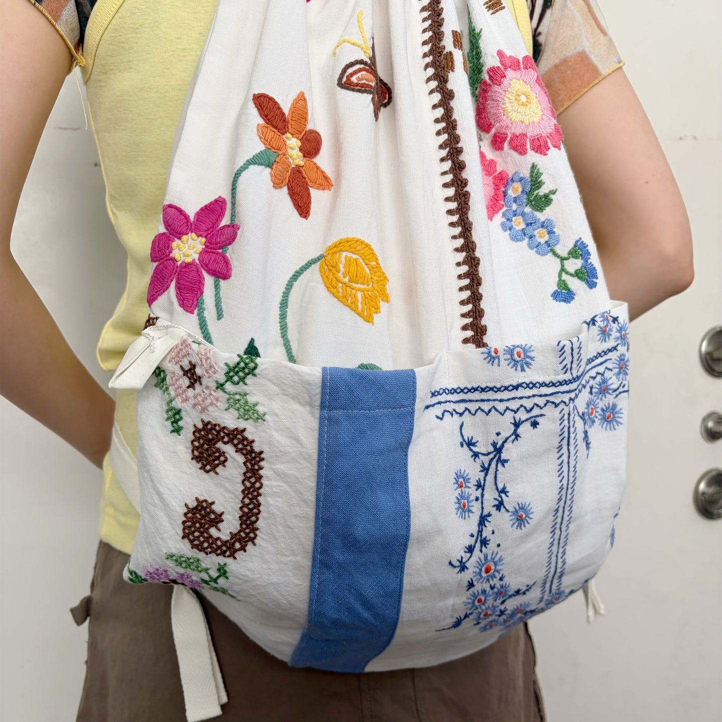 TABLECLOTH drawstring backpack / テーブルクロスバックパック
