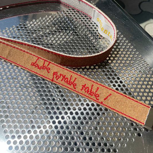 cork belt / red / コルクベルト