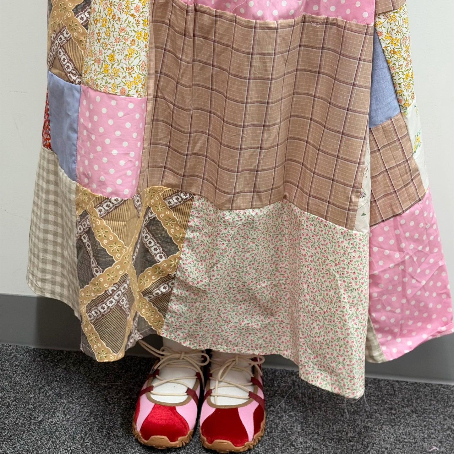 Patchwork skirt / multi A / パッチワークスカート