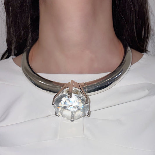 The Big Ring / Silver / ビッグリングネックレス