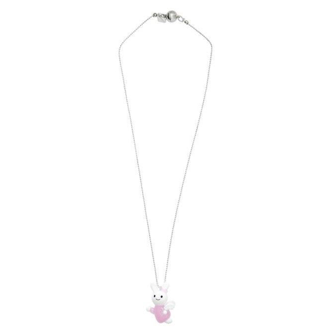 [X YOUNGART] Glass KIDDY Necklace / Pink / ガラスネックレス
