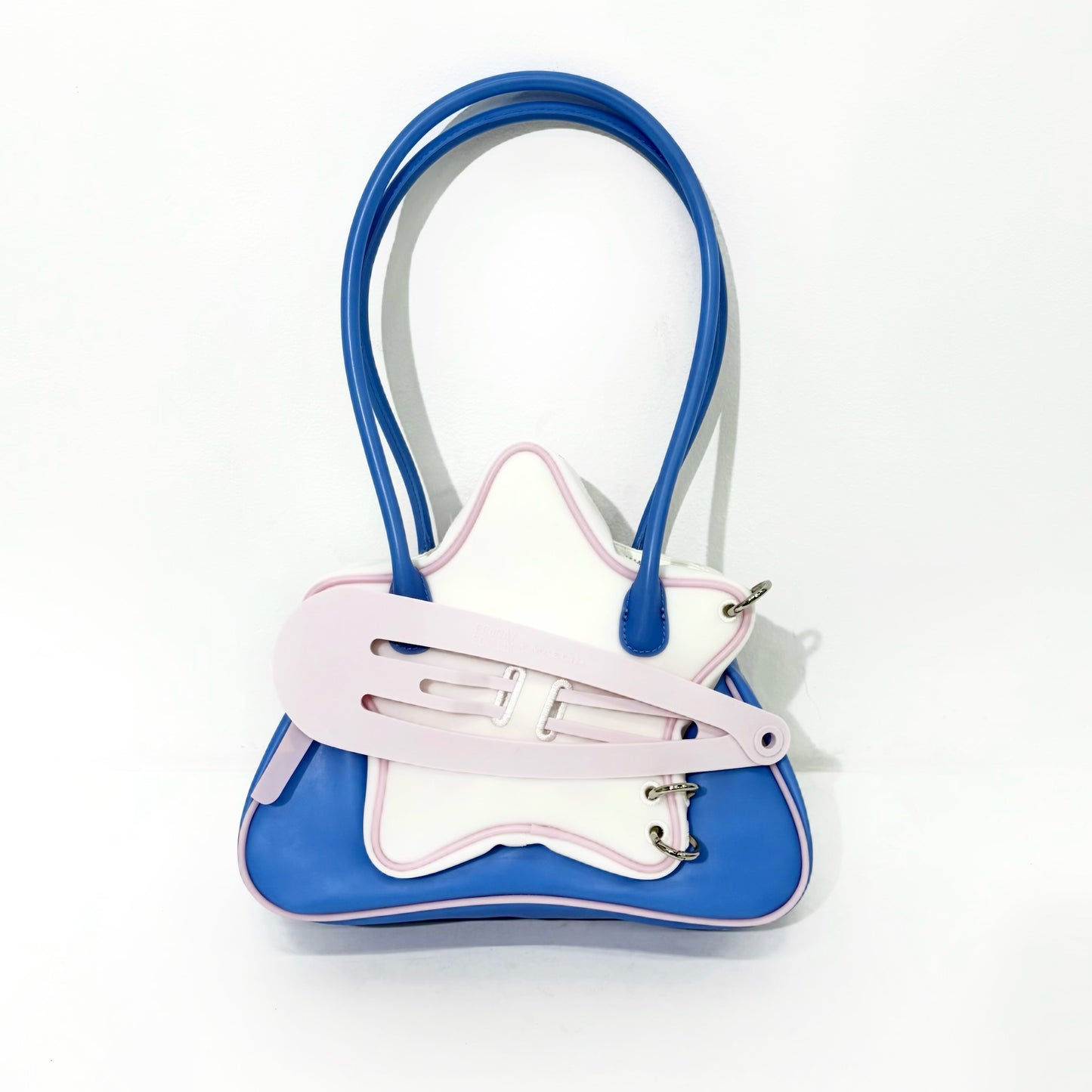 Star hair clip shoulder bag / Blue Pink / スターヘアクリップバッグ