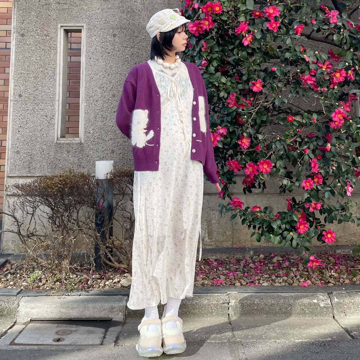 Cassie V-neck Cardigan / Pulm / ベイビーキャットカーディガン