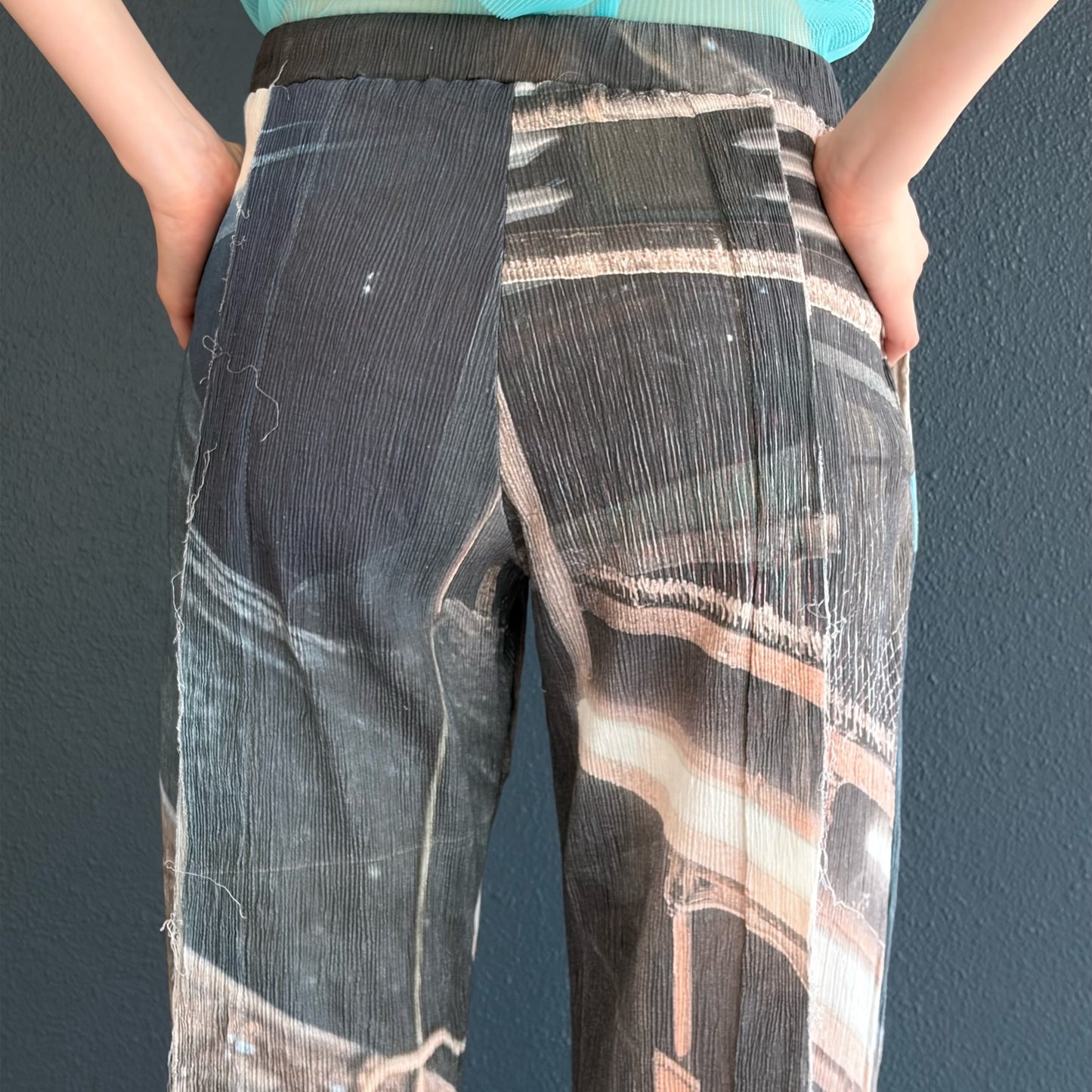 GRAPHIC YORYU PANTS / MONO COIL / グラフィック楊柳パンツ