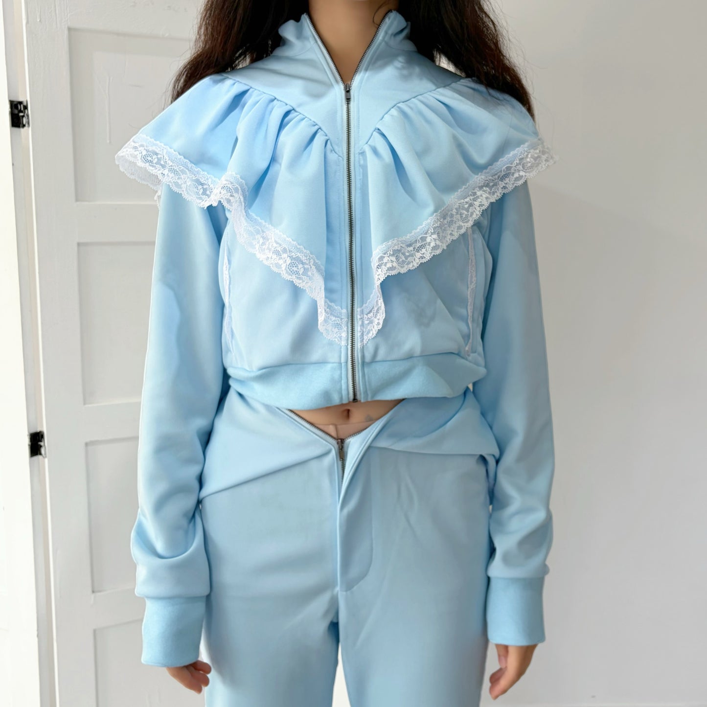 SPORT GIRL TOP / BLUE / ジャージトップ
