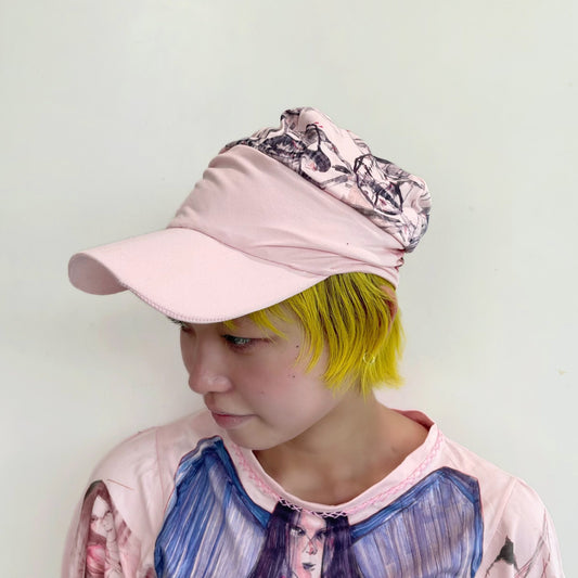 Pink baseball cap / グラフィックキャップ