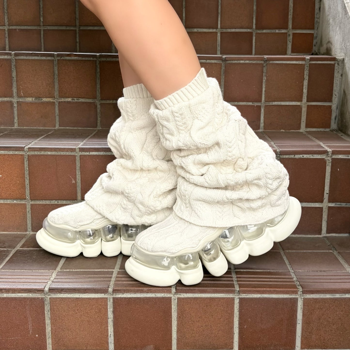 JEWELRY ARK LOOSE SOCKS / IVORY / ルーズソックスシューズ