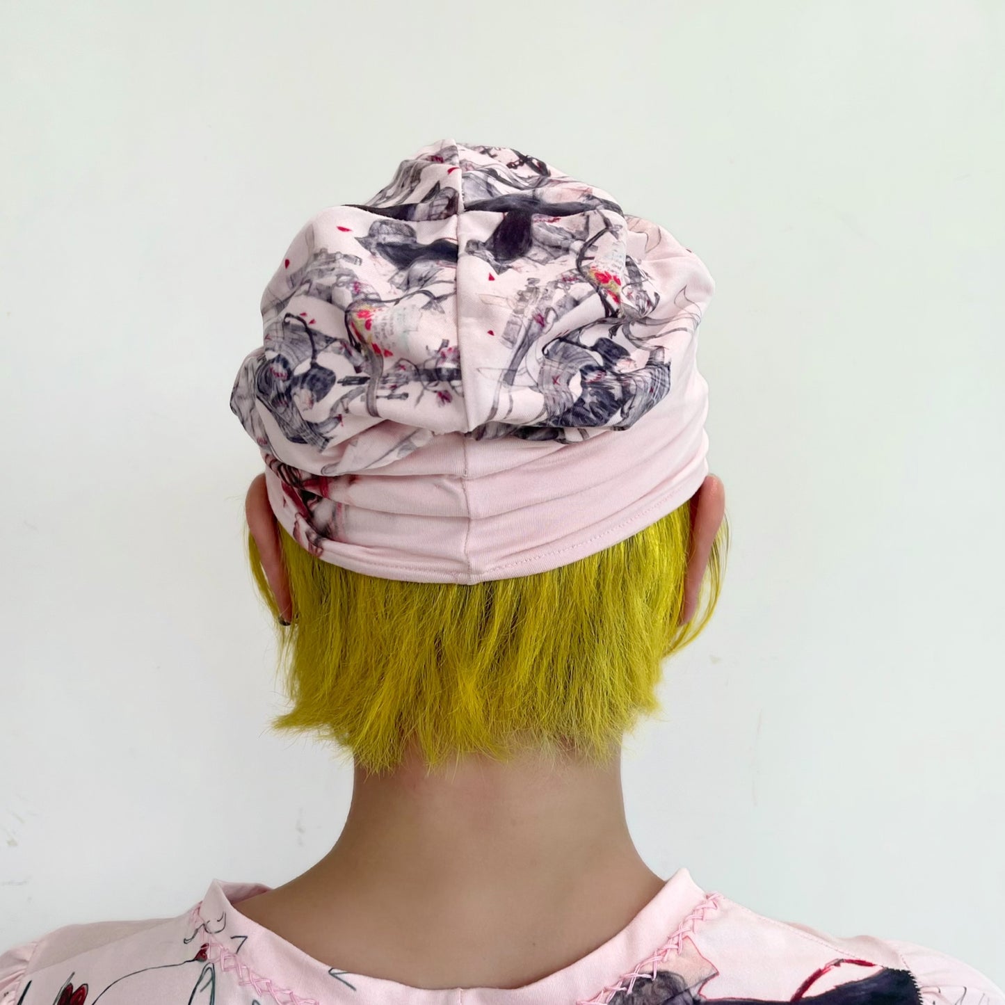 Pink baseball cap / グラフィックキャップ