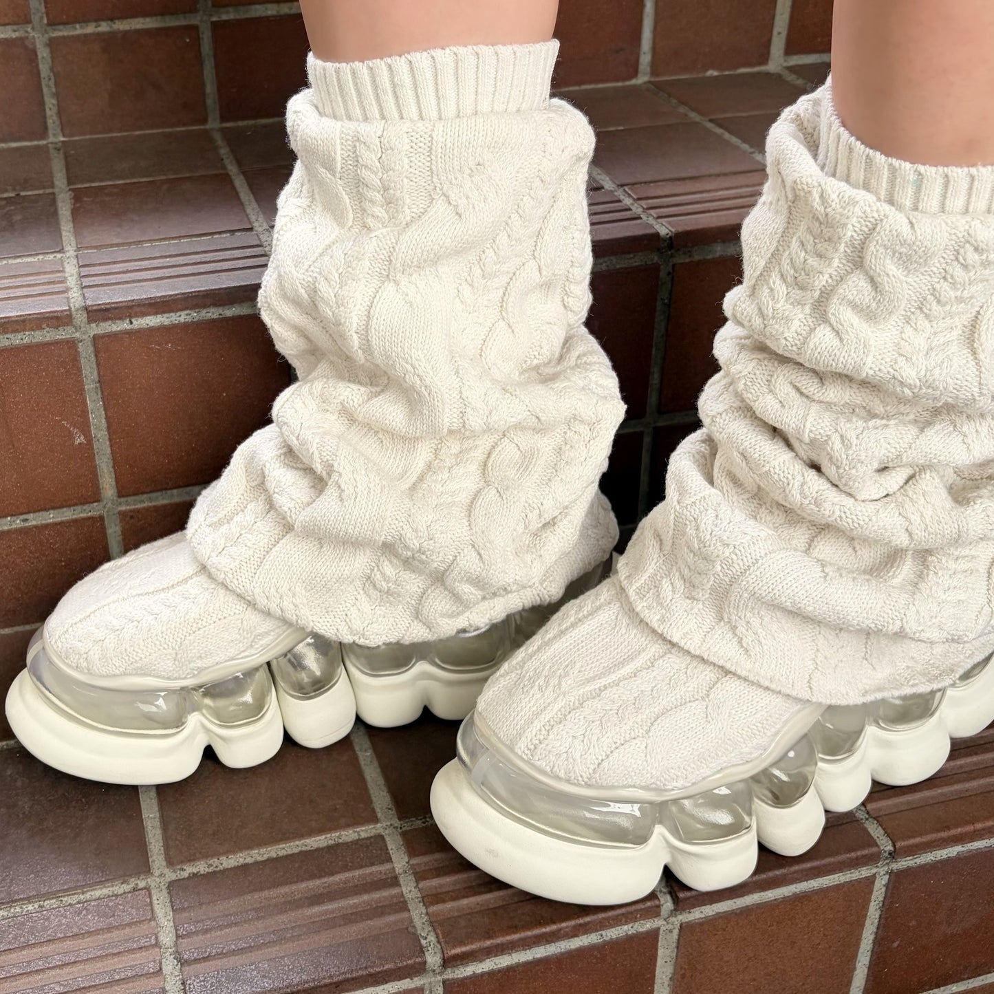 JEWELRY ARK LOOSE SOCKS / IVORY / ルーズソックスシューズ
