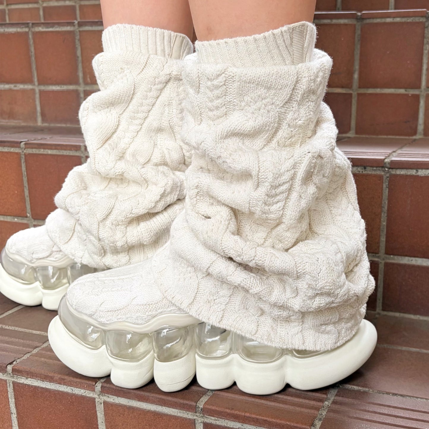 JEWELRY ARK LOOSE SOCKS / IVORY / ルーズソックスシューズ