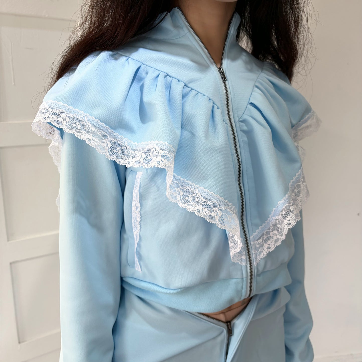SPORT GIRL TOP / BLUE / ジャージトップ