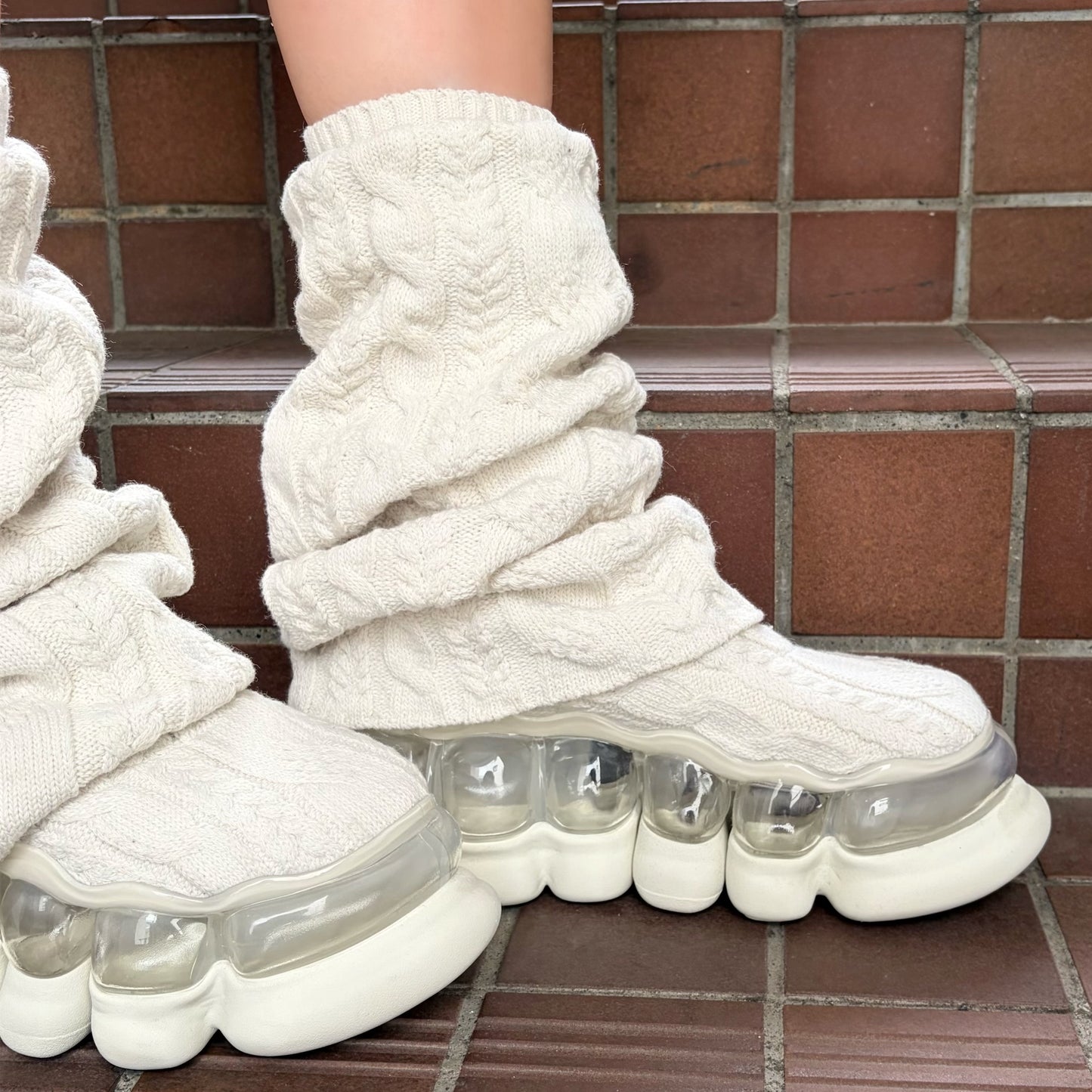 JEWELRY ARK LOOSE SOCKS / IVORY / ルーズソックスシューズ