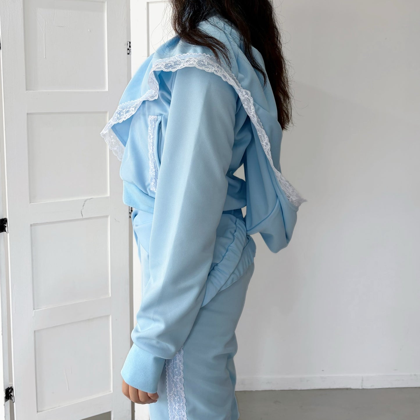 SPORT GIRL TOP / BLUE / ジャージトップ